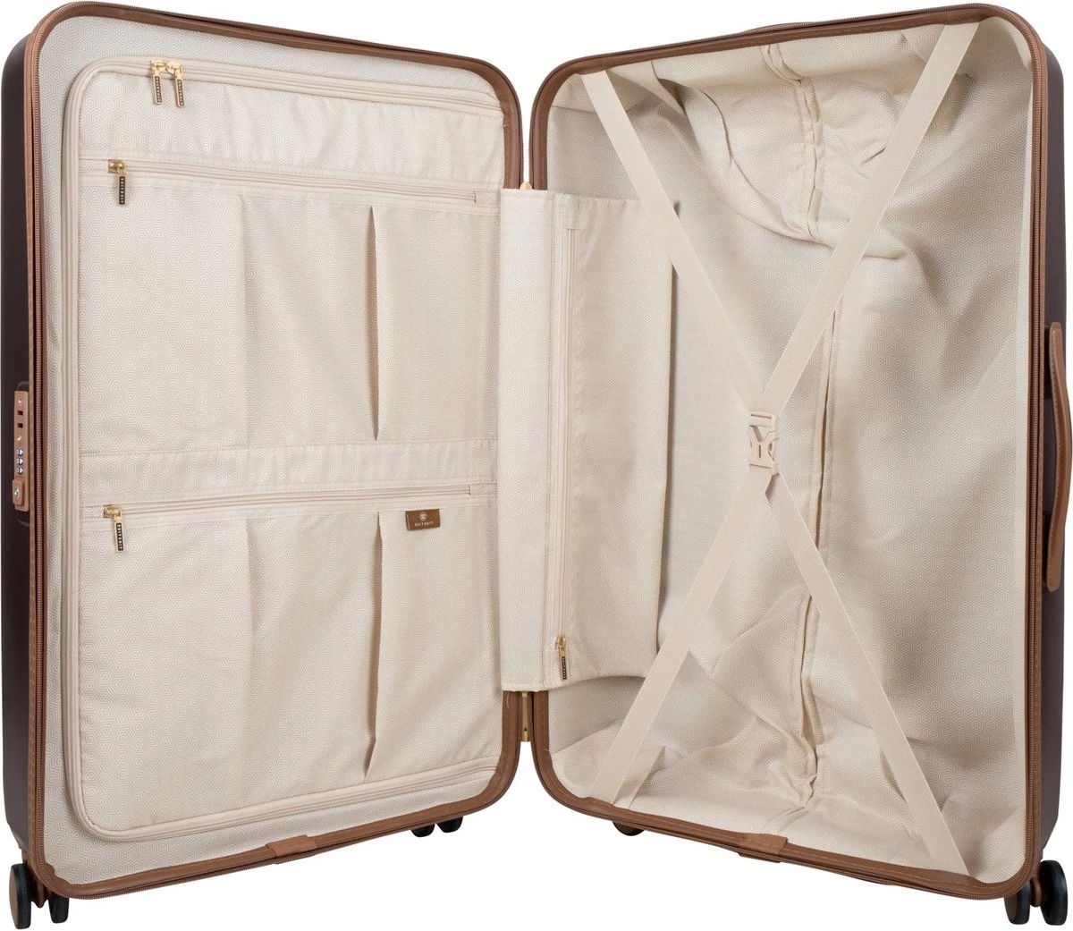 SUITSUIT - Fab Seventies Classic - Espresso Black - Reiskoffer (76 Cm) 5 SUITSUIT - Fab Seventies Classic - Espresso Black - Reiskoffer (76 Cm) - Afbeelding 3