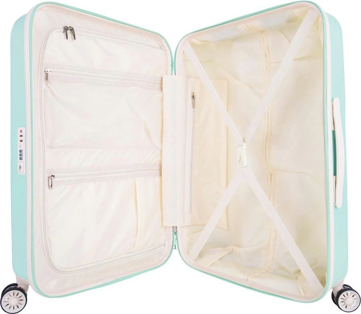 SUITSUIT - Fabulous Fifties - Luminous Mint - Reiskoffer (76 Cm) 21 SUITSUIT - Fabulous Fifties - Luminous Mint - Reiskoffer (76 Cm) - Afbeelding 19