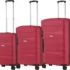 CarryOn Porter ® Kofferset - TSA Trolleyset 3-delig Met OKOBAN - Dubbele Wielen - Rood -Trolley Winkel 1200x1048 1