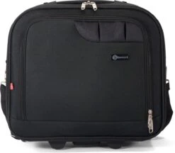 Benzi Elvas Pilotcase - Laptoptrolley - Zwart 9 Benzi Elvas Pilotcase - Laptoptrolley - Zwart -Trolley Winkel 1200x1048