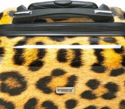 Princess Traveller Animal Print - Reiskoffer – Leopard - Large - 76 Cm -Trolley Winkel 1200x1049