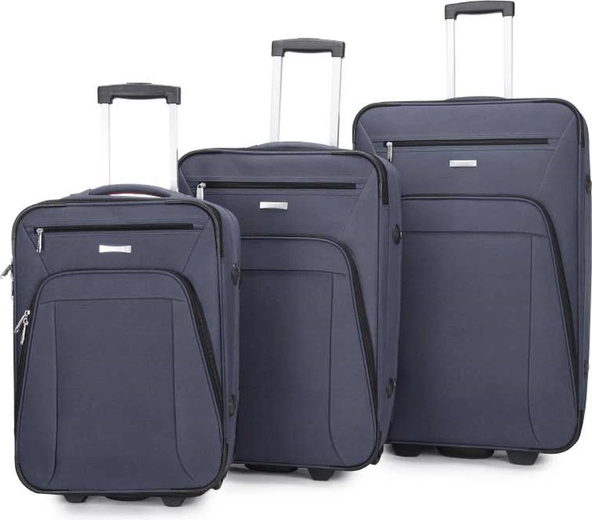 Decent Basic-Line Large Trolley 73 Cm - Donkerblauw 7 Decent Basic-Line Large Trolley 73 Cm - Donkerblauw - Afbeelding 6