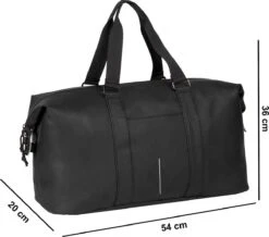 New Rebels Mart Waterafstotende Weekendtas - Zwart -Trolley Winkel 1200x1061 1