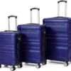 Merax 3-delig Kofferset Met TSA Slot - Trolleyset ABS 40L, 70L & 110 Liter - Blauw -Trolley Winkel 1200x1078 3