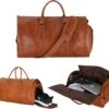 JeRie Weekendtas Voor Dames En Heren - Reistas Handbagage - 100% Echt PU Leer - Sporttas - Duffel Bag - Tas - Bruin 2 JeRie Weekendtas Voor Dames En Heren - Reistas Handbagage - 100% Echt PU Leer - Sporttas - Duffel Bag - Tas - Bruin -Trolley Winkel 1200x1079 1