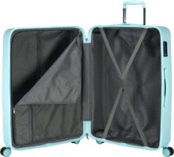 Princess Traveller Harlem - Reiskoffer - Blauw - L - 76cm -Trolley Winkel 1200x1087 3