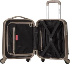 Decent Handbagage Koffer / Trolley / Reiskoffer - 42 Cm - 24 Liter - ABS - Maxi Air - Champagne 25 Decent Handbagage Koffer / Trolley / Reiskoffer - 42 Cm - 24 Liter - ABS - Maxi Air - Champagne -Trolley Winkel 1200x1096 7