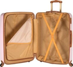 Princess Traveller Trendy Dots - Reiskoffer- Roze - L - 76cm -Trolley Winkel 1200x1098