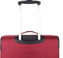 Decent D-Upright Handbagage Koffer - 55 Cm - TSA Slot - Bordeaux Rood -Trolley Winkel 1200x1100 2