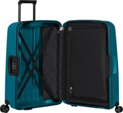Samsonite Reiskoffer - S'Cure Spinner 69/25 - Petrol Blue -Trolley Winkel 1200x1101 2