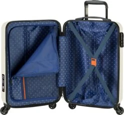 Princess Traveller PT01 - Handbagagekoffer - Pearl White - S - 55cm -Trolley Winkel 1200x1110 3