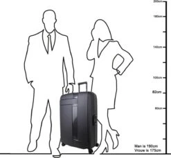 Decent Transit Reiskoffer 82 Cm - Zwart -Trolley Winkel 1200x1114 11