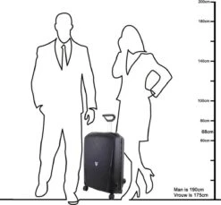 Roncato Light 4 Wiel Trolley 68 Avio Blue -Trolley Winkel 1200x1114 2