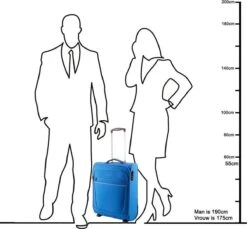 Travelite Cabin 2 Wheel Trolley Turquoise -Trolley Winkel 1200x1114 27