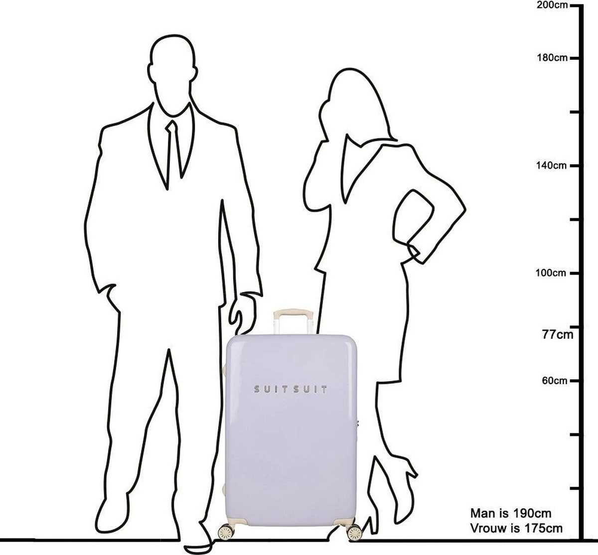 SUITSUIT - Fabulous Fifties - Luminous Mint - Reiskoffer (76 Cm) 17 SUITSUIT - Fabulous Fifties - Luminous Mint - Reiskoffer (76 Cm) - Afbeelding 15