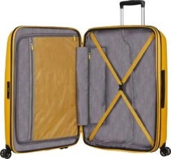 American Tourister Reiskoffer - Bon Air Dlx Spinner 75/28 Tsa Exp (Large) Light Yellow 13 American Tourister Reiskoffer - Bon Air Dlx Spinner 75/28 Tsa Exp (Large) Light Yellow -Trolley Winkel 1200x1115