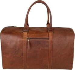 Fana Bags Leren Weekendtas Cognac - Leren Reistas - Grote Reistas Leder - Cadeau Mannen - Reistas/Weekendtas/Sporttas Echt Leer - Duffel Bag -Trolley Winkel 1200x1122 2