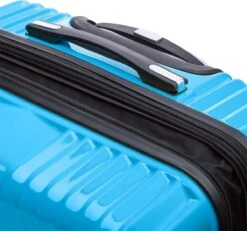 Tesla PC - Reiskoffer - 65 Cm - 4 Wielen - Licht Blauw 14 Tesla PC - Reiskoffer - 65 Cm - 4 Wielen - Licht Blauw -Trolley Winkel 1200x1124 3