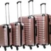 Castillo Quadrant 4 Delige ABS Kofferset - Rosé Gold 2 Castillo Quadrant 4 Delige ABS Kofferset - Rosé Gold -Trolley Winkel 1200x1125 1