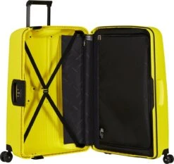 Samsonite Reiskoffer - S'Cure Spinner 81/30 - Lime -Trolley Winkel 1200x1134