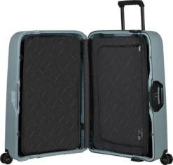 Samsonite Reiskoffer - Magnum Eco Spinner 81/30 (81 Cm) Ice Blue -Trolley Winkel 1200x1143