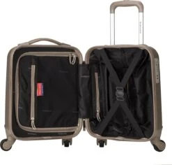 Decent Handbagage Koffer / Trolley / Reiskoffer - 42 Cm - 24 Liter - ABS - Maxi Air - Champagne 28 Decent Handbagage Koffer / Trolley / Reiskoffer - 42 Cm - 24 Liter - ABS - Maxi Air - Champagne -Trolley Winkel 1200x1146 4