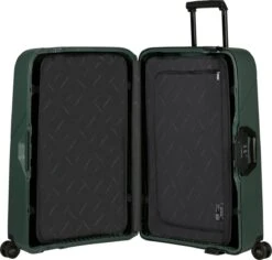 Samsonite Reiskoffer - Magnum Eco Spinner 75/28 (Medium) Forest Green -Trolley Winkel 1200x1148 3