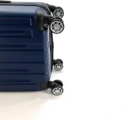 AATravel XL Reiskoffer - Trolley ABS - Met Dubbele Wielen - 75 Cm - 97 Liter - Blauw -Trolley Winkel 1200x1148 5