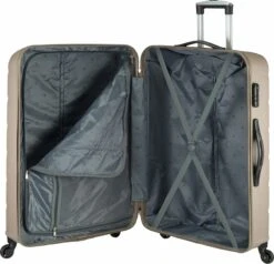 Princess Traveller Grenada - Reiskoffer - Taupe - L - 76cm -Trolley Winkel 1200x1155