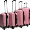 Castillo Travelerz 4 Delige ABS Kofferset - Roze -Trolley Winkel 1200x1166 1