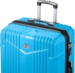 Tesla PC - Reiskoffer - 75 Cm - 4 Wielen - Licht Blauw 12 Tesla PC - Reiskoffer - 75 Cm - 4 Wielen - Licht Blauw -Trolley Winkel 1200x1174 3