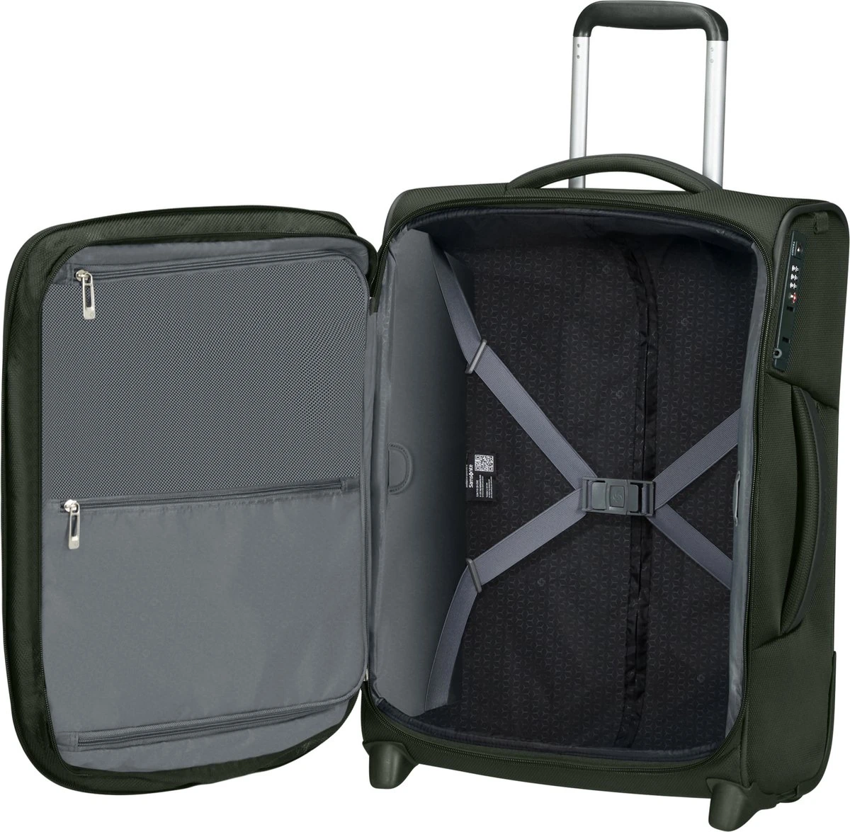 Samsonite Reiskoffer - Respark Upright 55/20 Exp (Handbagage) Forest Green 6 Samsonite Reiskoffer - Respark Upright 55/20 Exp (Handbagage) Forest Green - Afbeelding 4