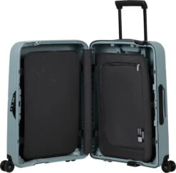 Samsonite Reiskoffer - Magnum Eco Spinner 55/20 (Handbagage) Ice Blue -Trolley Winkel 1200x1177