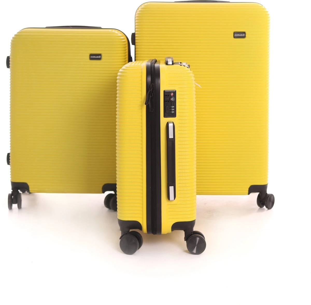 AttitudeZ Air-Z Handbagage Koffer Geel 55cm - TSA-slot 9 AttitudeZ Air-Z Handbagage Koffer Geel 55cm - TSA-slot - Afbeelding 7