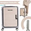 Asyam Units- Handbagage- Invouwbaar- Koffer- Koffer 38L- Spinner Wielen- TSA Slot- Lichtgewicht- Khaki -Trolley Winkel 1200x1181 1