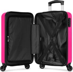 BHPPY - Flamingo Pink - Handbagage (55 Cm) -Trolley Winkel 1200x1187 5