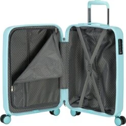 Princess Traveller Harlem - Handbagage Koffer - Blauw - S - 55cm -Trolley Winkel 1200x1194 7