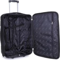 Decent Basic-Line Handbagage Trolley 53 Cm - Zwart -Trolley Winkel 1200x1197