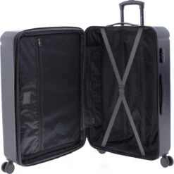 Gladiator Tropical Grote Koffer Expandable - 77 Cm - 105/117 Liter - Zwart -Trolley Winkel 1200x1198 6