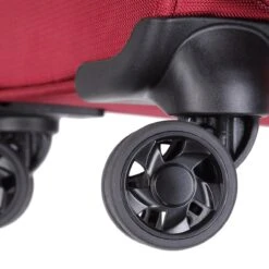 Decent D-Upright Large Koffer - 76 Cm Expandable - TSA Slot - Bordeaux Rood -Trolley Winkel 1200x1200 108