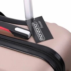 Monzana Hardcase Kofferset 4 Delig - Baseline Beautycase/M/L/XL - Rosé -Trolley Winkel 1200x1200 1114