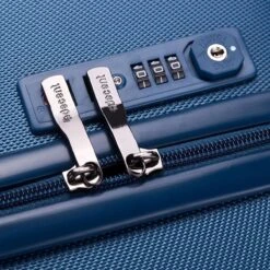 Decent Tranporto-One Medium Koffer - 66 Cm - TSA Slot - Dark Blue -Trolley Winkel 1200x1200 114