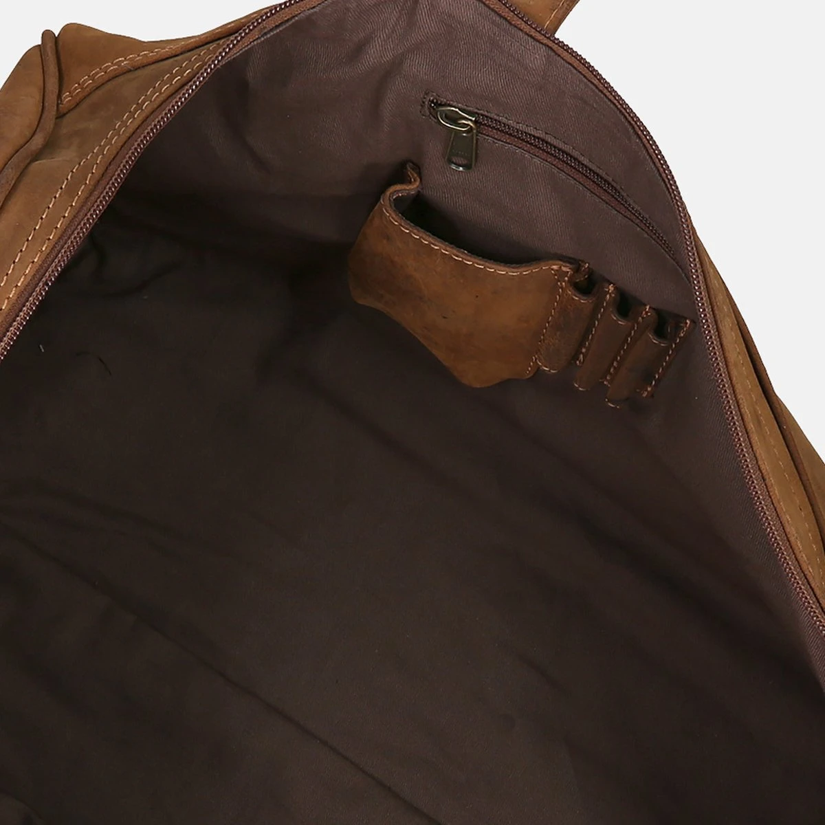 Duifhuizen Weekendtas Leer Camel 6 Duifhuizen Weekendtas Leer Camel - Afbeelding 4