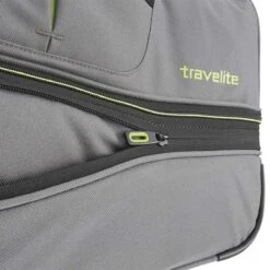 Travelite Basics Wheeled Duffle 55cm Expandable Navy/Orange -Trolley Winkel 1200x1200 1261