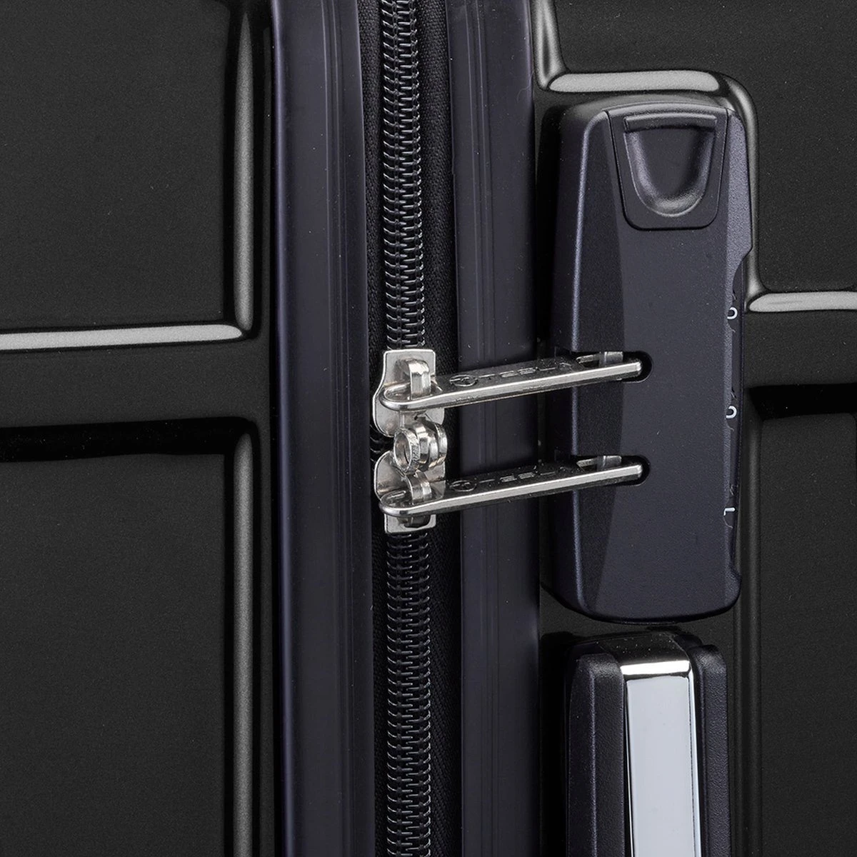 Tesla PC - Handbagage Koffer - 55x35x20 Cm - 4 Wielen - Zwart 8 Tesla PC - Handbagage Koffer - 55x35x20 Cm - 4 Wielen - Zwart - Afbeelding 6