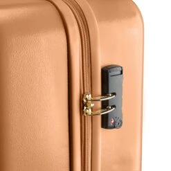 Princess Traveller Harlem - Handbaggage Koffer - Recycled PET - Camel - S (55cm) -Trolley Winkel 1200x1200 1311