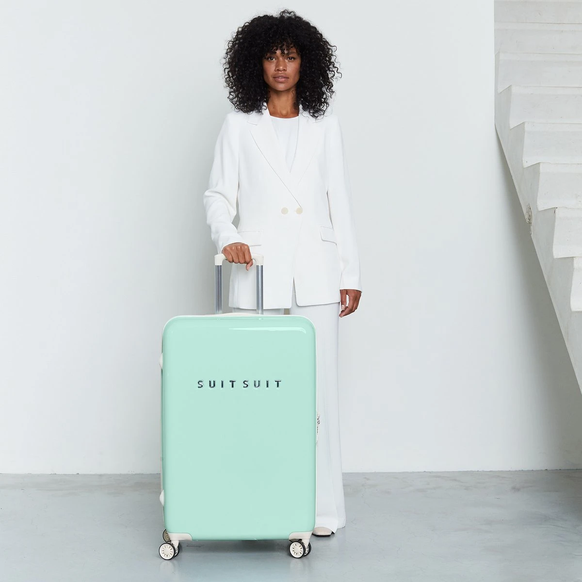 SUITSUIT - Fabulous Fifties - Luminous Mint - Reiskoffer (76 Cm) 4 SUITSUIT - Fabulous Fifties - Luminous Mint - Reiskoffer (76 Cm) - Afbeelding 2