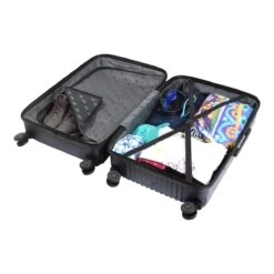 Biggdesign Ocean Reiskoffer - Ruimbagage Koffer - Blauw - Medium 15 Biggdesign Ocean Reiskoffer - Ruimbagage Koffer - Blauw - Medium -Trolley Winkel 1200x1200 1503