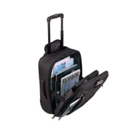 Gabol - Piloto Roma - Handbagage Laptop Rugzaktrolley - Zwart -Trolley Winkel 1200x1200 1520