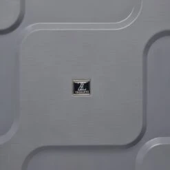 ©TROLLEYZ - Venice No.10 - Trolley - 55cm Met TSA Slot - Dubbele Wielen - 360° Spinners - 100% Polypropyleen - Handbagage Koffer In Silver Stone -Trolley Winkel 1200x1200 1564